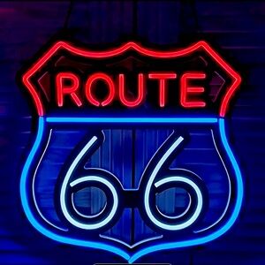 ROUTE 66 NEON LED SIGN